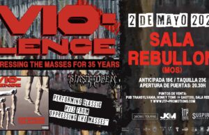 Vio-Lence: thrash primigenio en su histórico debut en Galicia (02/05/2025, Sala Rebullón, Mos)